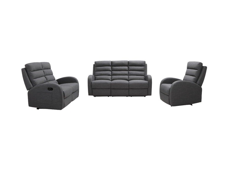 Couchgarnitur mit Relaxfunktion 3+2+1 GIORGIA Stoff Couchgarnitur mit Relaxfunktion 3+2+1 GIORGIA Stoff