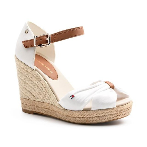 Tommy Hilfiger Basic Open Toe High Wedge-36 36