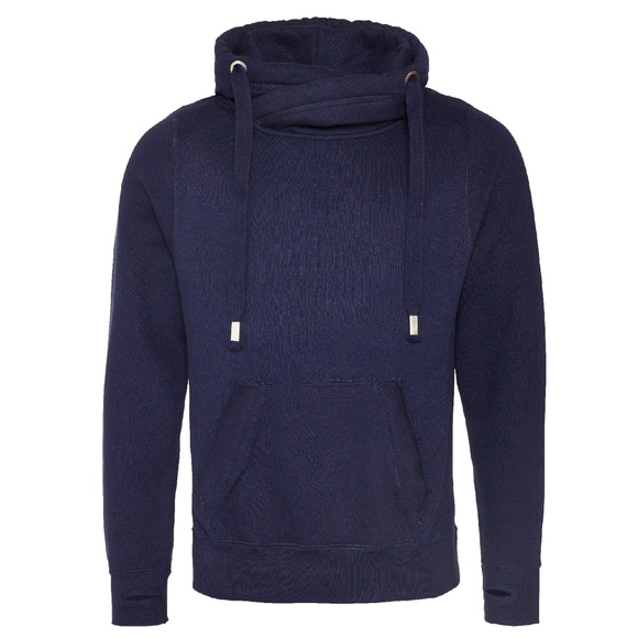 AWDIS Kapuzenpullover »Herren Cross Neck«