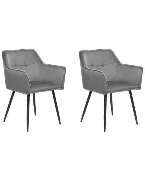 Esszimmerstuhl aus Samtstoff Modern JASMIN Esszimmerstuhl aus Samtstoff Modern JASMIN
