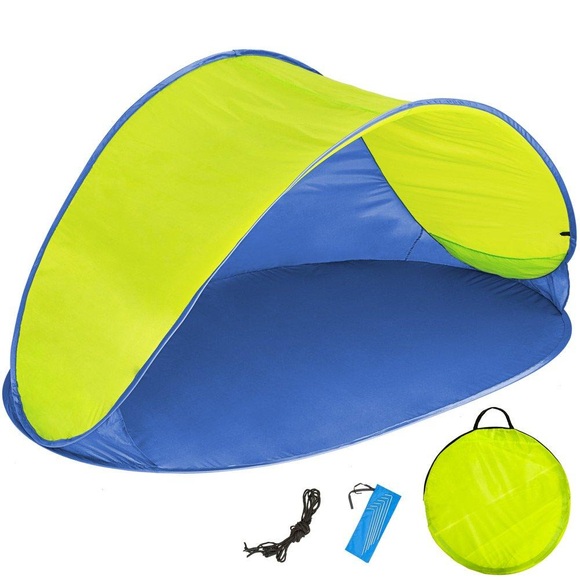 Pop-up Strandmuschel Jasmin Unisex Gelb Bunt