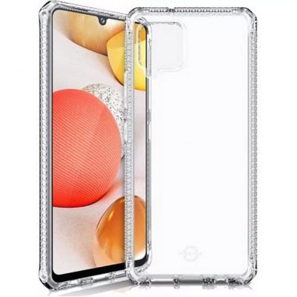 ITSkins - Samsung Galaxy A42 5G Spectrum Clear Antimikrobielle Schutz Gummi Hülle (Fallschutz 2 Meter) - Transparent