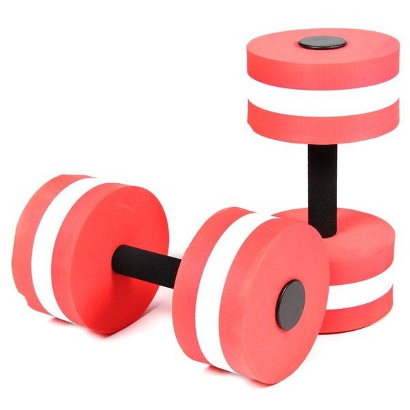 GladiatorFit Schwimmende Schaumstoffhanteln für Wassergymnastik (2er-Set) Hanteln