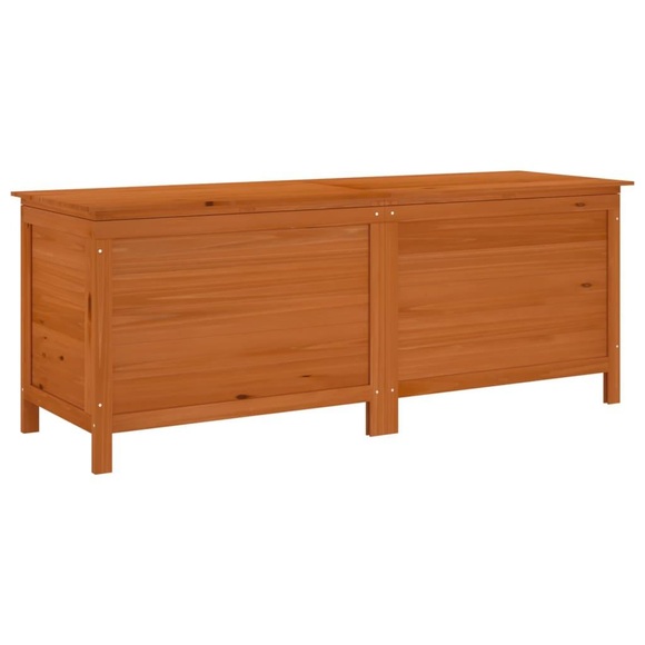 vidaXL Gartentruhe Braun 150x50x56,5 cm Massivholz Tanne