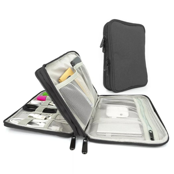 Only-bags.store - Universelle Kabeltasche für elektronisches Zubehör die Reise, 11, Schwarz
