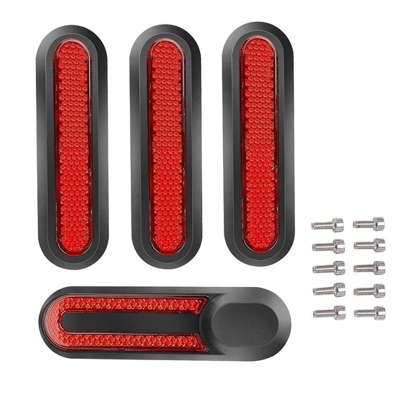 Schraubenabdeckungen Xiaomi M365 Rot Unisex Schwarz ONE SIZE