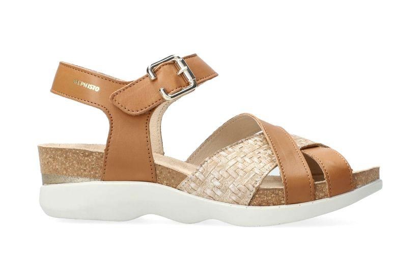 Otalya - Leder Sandale Damen Braun 35