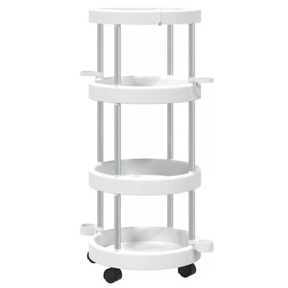 vidaXL Reinigungswagen mit Aufbewahrungskorb Aluminium
