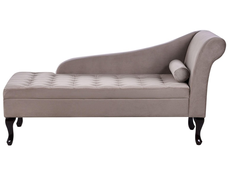 Chaiselongue aus Samtstoff Retro PESSAC Chaiselongue aus Samtstoff Retro PESSAC