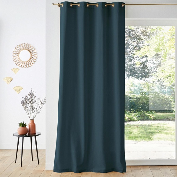 Vorhang Velvet Unisex Blau 135x220cm