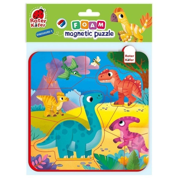 ROTER KÄFER - Magnetpuzzle Baby Dinosaurier