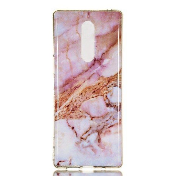 Sony Xperia 1 - Softes Silikon Gummi Case Marble