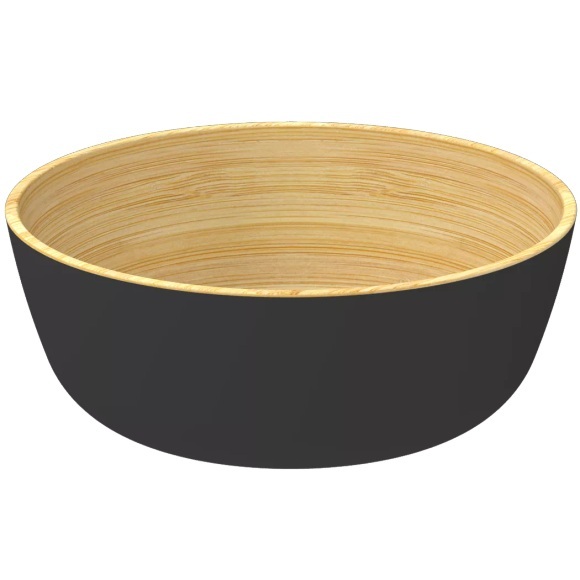Bowl Bambus L schwarz Bowl Bambus L schwarz