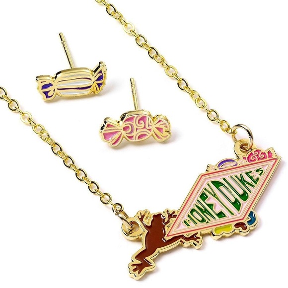 Ohrring Und Halsketten Set Honeydukes Metall Damen Gold ONE SIZE