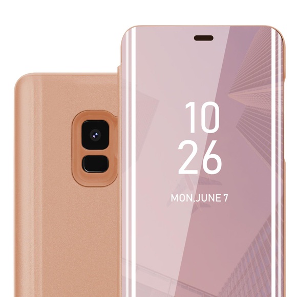 Hülle für Samsung Galaxy S9 Spiegel Standfunktion 360 Grad Schutz