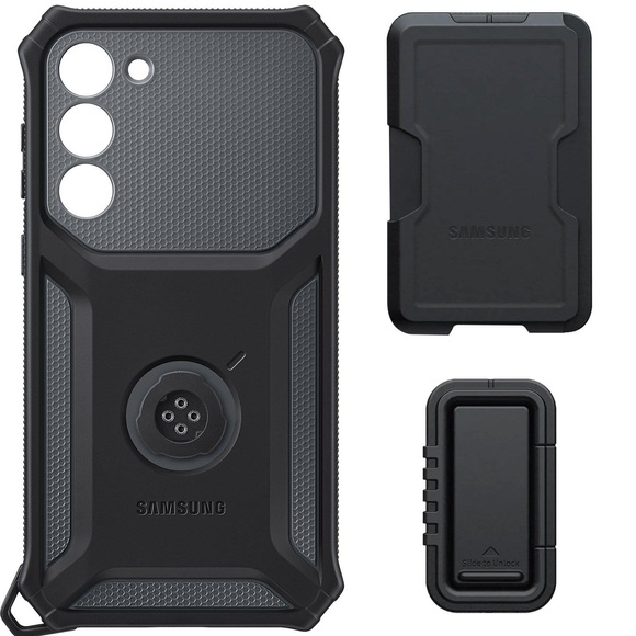Samsung - Galaxy S23+ Plus 5G Hardcase Hülle Rugged Gadget Case (EF-RS916CBEGWW) - Schwarz