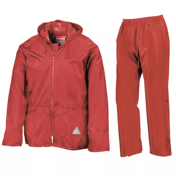 Result Regenjacke »Herren Regenanzug bestehend aus und Regenhose, wasserdicht«