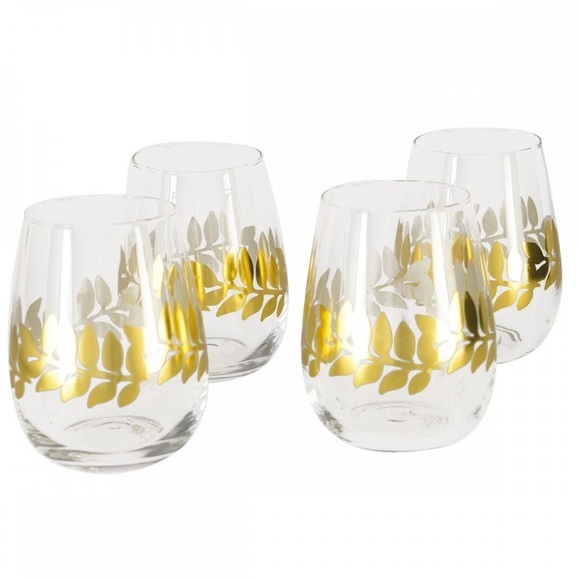 Set Von 4 Gold Caesar-gläsern Unisex 400ml