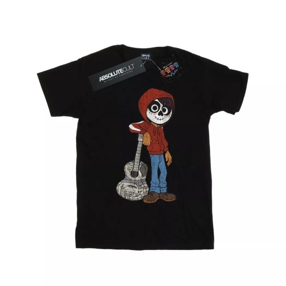 Coco Miguel With Guitar Tshirt Herren Schwarz 3XL