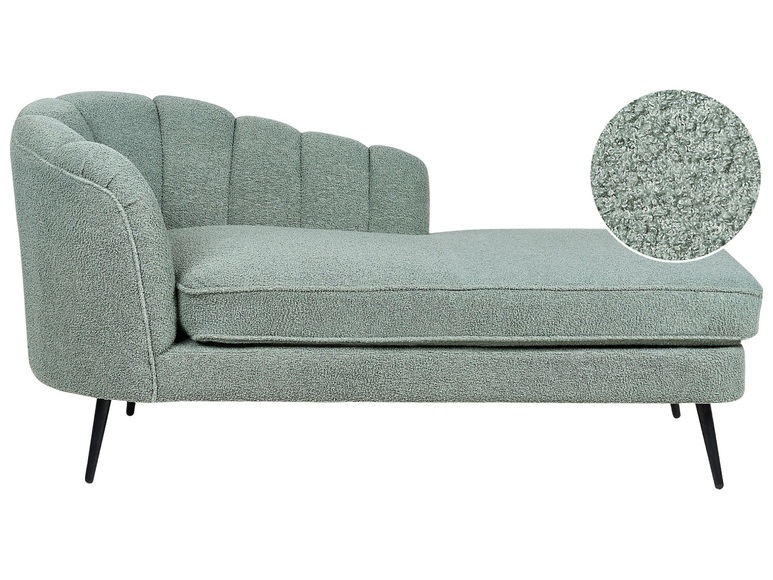 Chaiselongue aus Bouclé Glamourös ALLIER Chaiselongue aus Bouclé Glamourös ALLIER