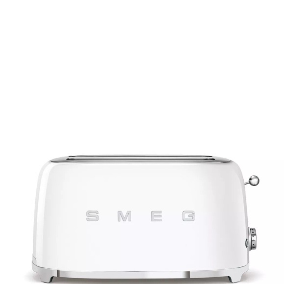 SMEG 50's Retro Style Langschlitztoaster 2 Scheiben weiss