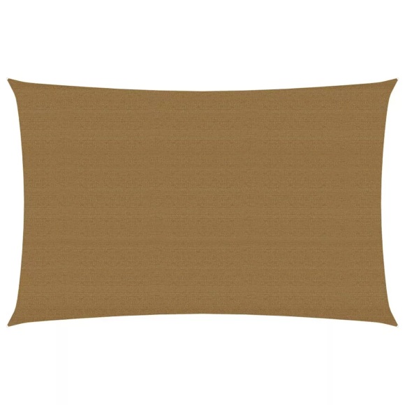 vidaXL Sonnensegel 160 g/m² Taupe 4x6 m HDPE