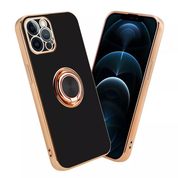Hülle für Apple iPhone 12 PRO MAX mit Ring - Schutzhülle