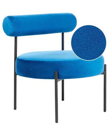 Sessel aus Samtstoff Retro ALPHA Sessel aus Samtstoff Retro ALPHA