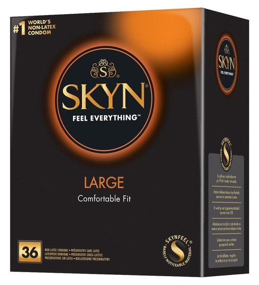 Latexfreie Kondome ?Skyn Large?, extra groß