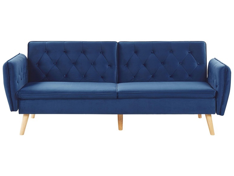 Schlafcouch aus Samtstoff Modern BARDU Schlafcouch aus Samtstoff Modern BARDU
