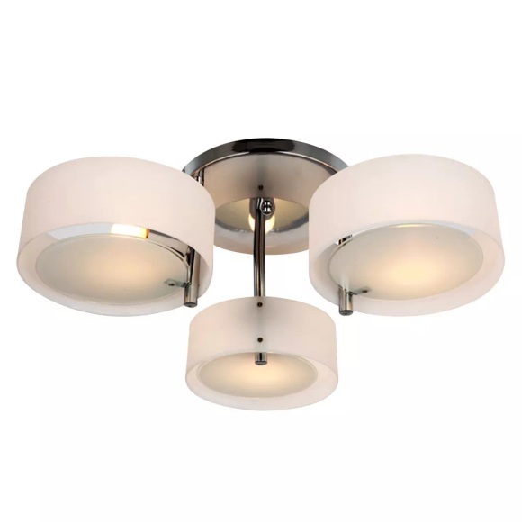 HOMCOM - Deckenlampe, One Size, Weiss