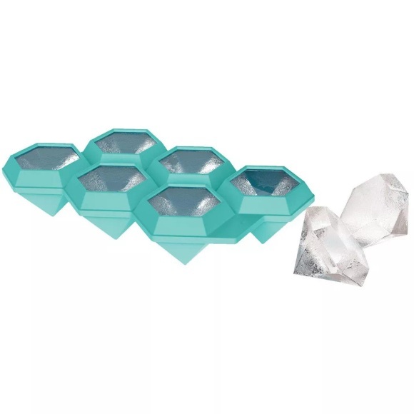 Uberstar - Eiswürfelform Diamanten, Blau