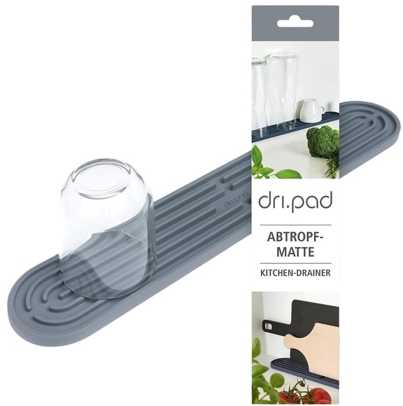 Dri.pad Abtropfmatte Unisex Grau 42cm