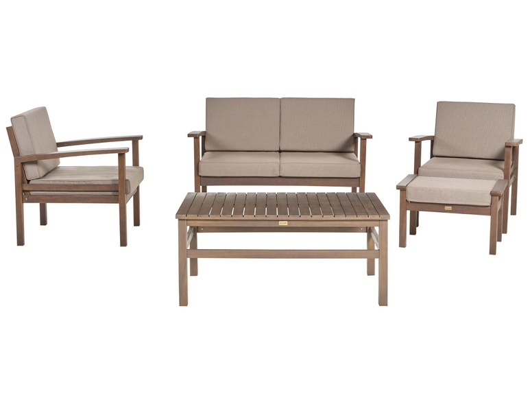 Lounge Set mit Tisch aus Akazienholz Modern MANILA Lounge Set mit Tisch aus Akazienholz Modern MANILA