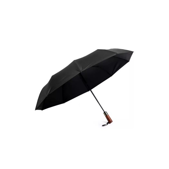 Diademita - Regenschirm Automatik Faltbar Groß, One Size, Schwarz