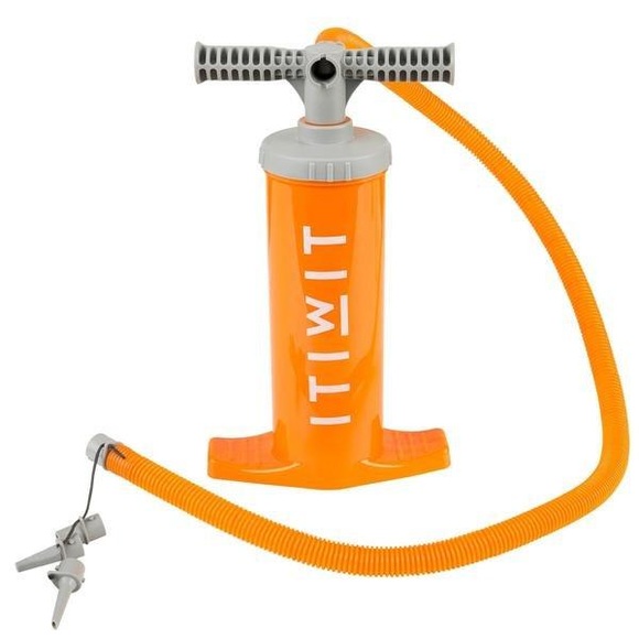 Pumpe Doppelhub Kajak 2×1,4l Orange Unisex