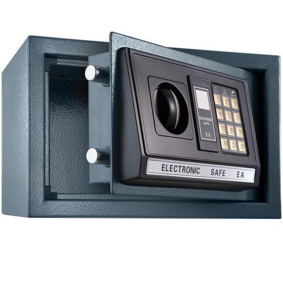 Elektronischer Safe Tresor mit Schlüssel und LED-Anzeige inkl. Batterien Elektronischer Safe Tresor mit Schlüssel und LED-Anzeige inkl. Batterien