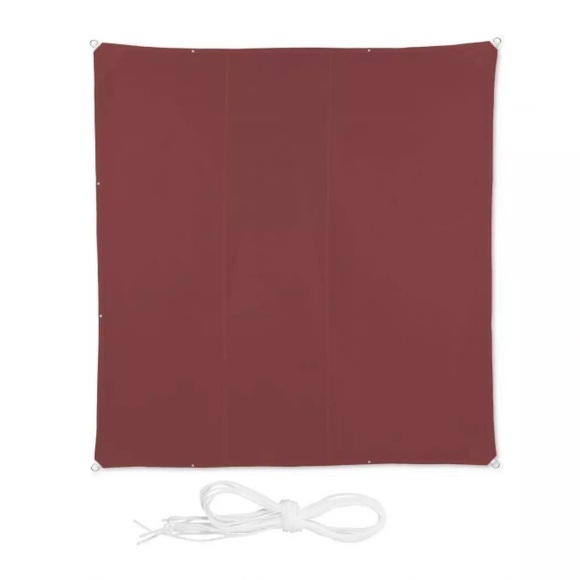 B2X - Sonnensegel quadratisch kastanienbraun, 45 x cm