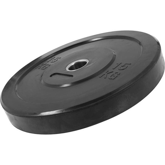 Bumper Plates Unisex Schwarz 15 kg