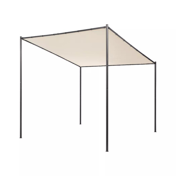 Pavillon Aus Polyester Modern Vimino Unisex Light Beige ONE SIZE