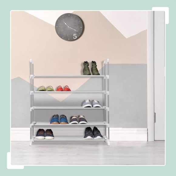 B2X - Schuhregal für 20 Paar Schuhe, 87cm
