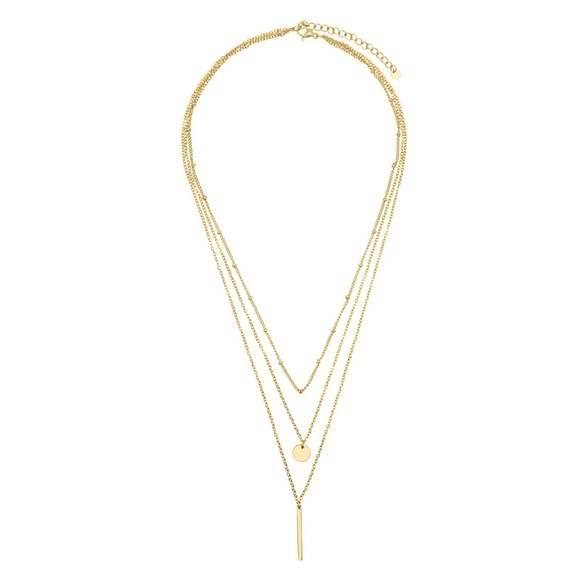 Nuria Silberfarbend Poliert Damen Gold ONE SIZE