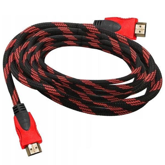 ESPERANZA EB195 HDMI 1.4B BRAIDED CABLE / 5M BLACK-RED