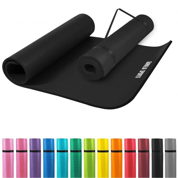 Yogamatte Unisex Schwarz ONE SIZE