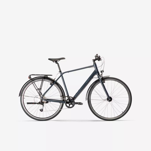 City Bike Langdistanz - Ld 500 Unisex Gewittergrau M-165-174CM
