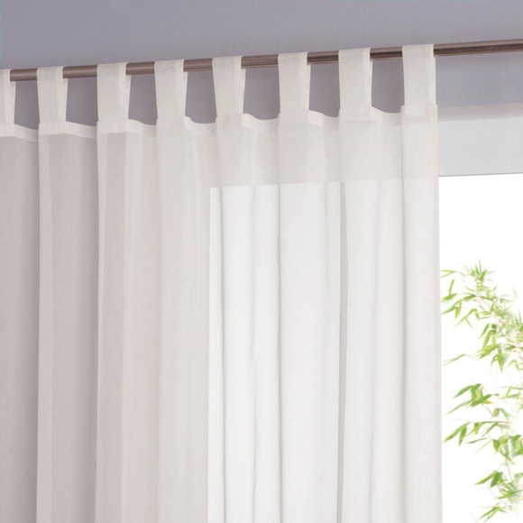 Vorhang Limpo Mit Schlaufen Unisex Beige 140x350CM