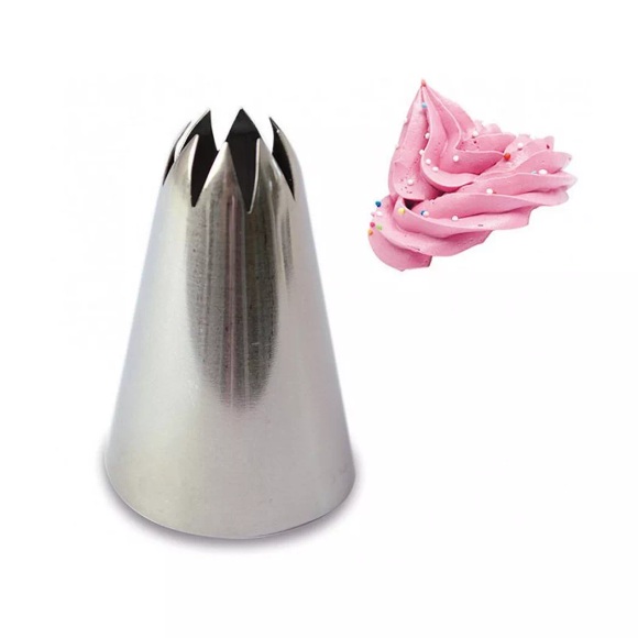 Scrapcooking - Spritzbeutel-Aufsatz Etoile - Silber