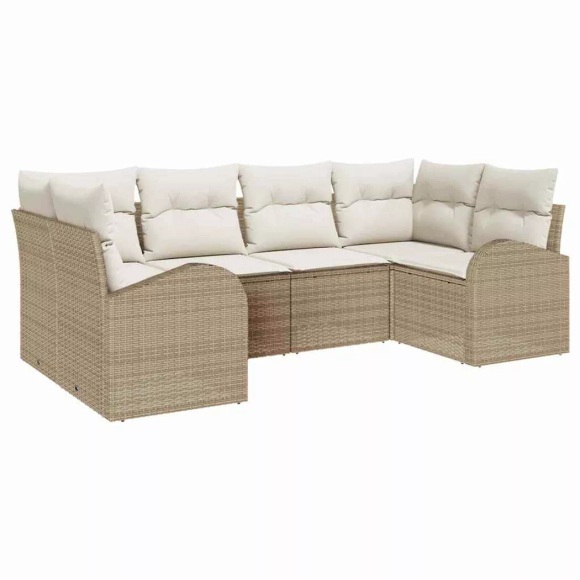 VidaXL - Garten-sofa poly-rattan, One Size, Beige