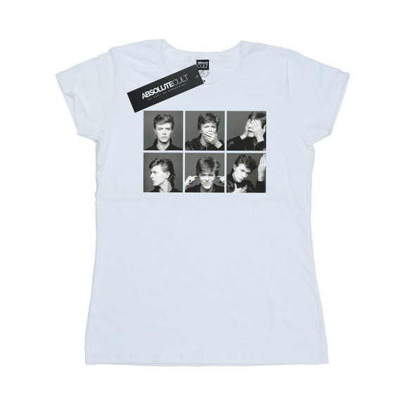 Photo Collage Tshirt Damen Weiss M