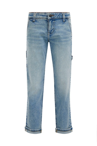 Jungen-regular-fit-jeans Mit Stretch Jungen Hellblau 158